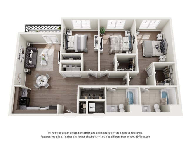 Floor Plan 3A