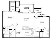 2 Bed 2 Bath | 1189 sqft