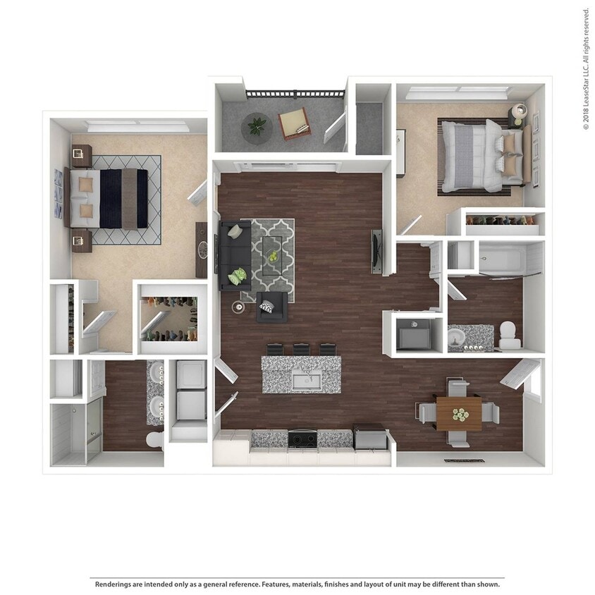 2 Bed 2 Bath B2 - B2