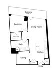 Serenity - A23.D - 1 Beds - 1 Baths - 843 Sq. ft.