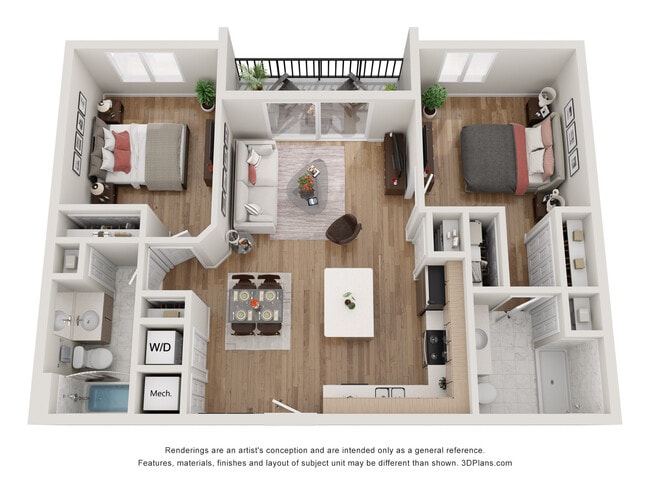 NV-B1 (2 bedroom / 2 bathroom)