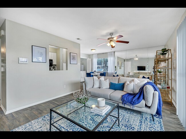 Spacious Living Area - Barringer Square Apartments