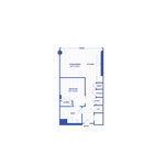 A2 floor plan Watermark at Buzzard Point