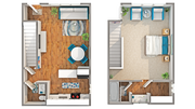 Aspen | One Bed Townhome