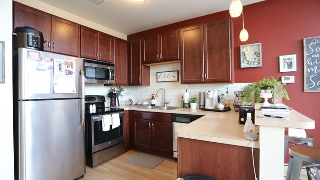 Kitchen - 1BR, 1BA - 615-1,357 SF