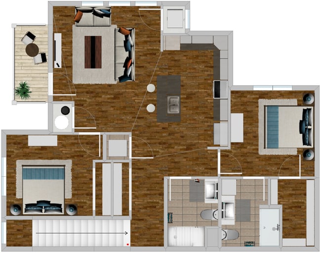 Photo - The Flats - 100 (Building 4)