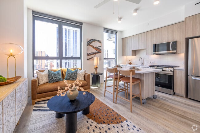 Studio - 628SF - Kitchen & Living Room - Saiya Rental