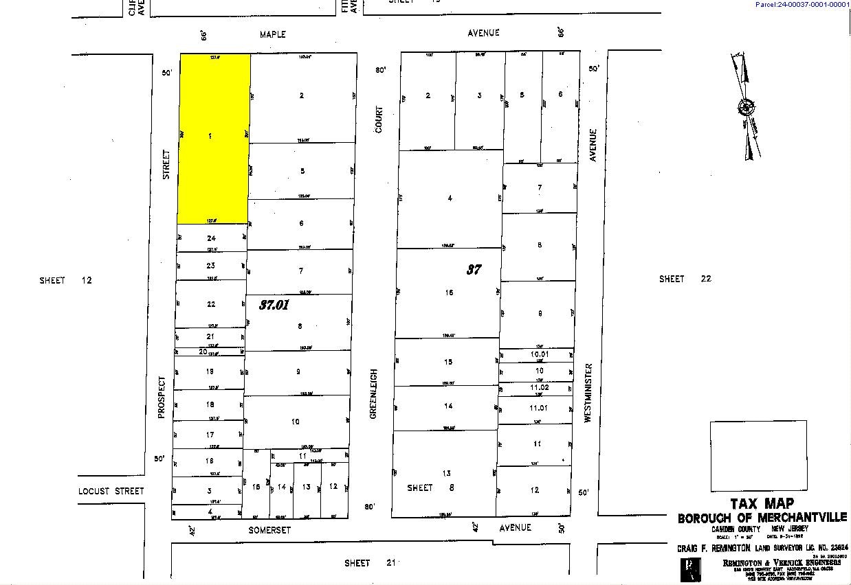 Plat Map - 200 E Maple Ave Apartments