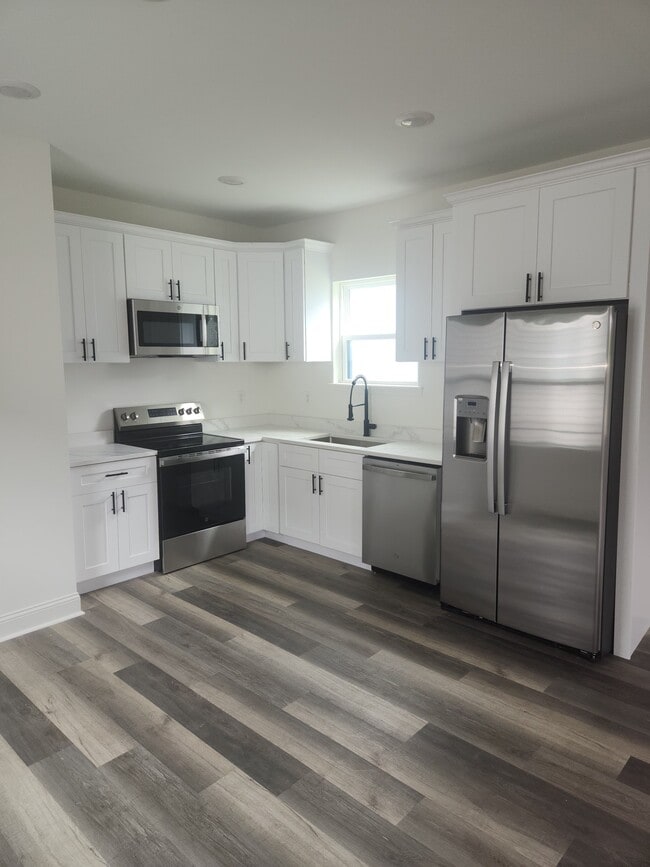 New, Stainless Steel Refridgerator, Dishwasher, Stove, and Microwave