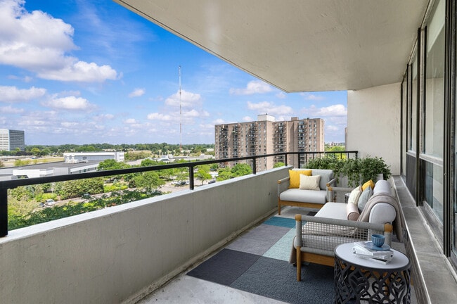 Huge balconies, what a view!