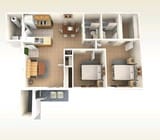 2BR/2BA