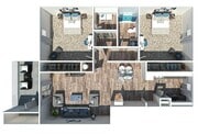 Two Bedroom | One Bathroom