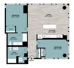 C5 | 2-Bedroom Floorplan