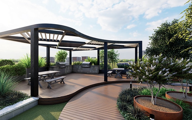 Rooftop Amenity Rendering 3