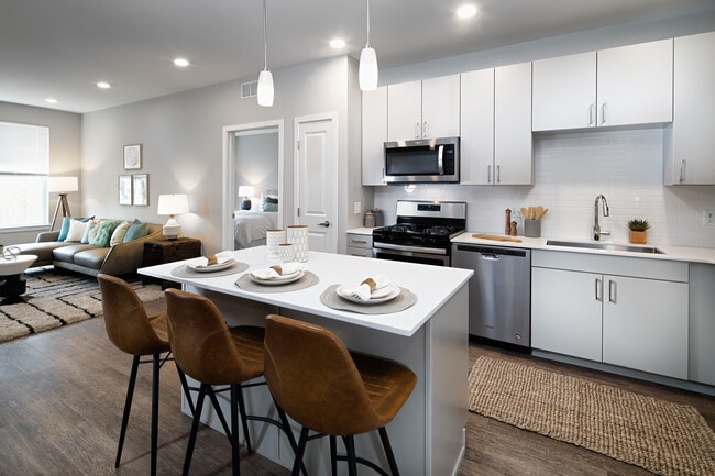 Kitchen and dining area