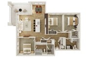 3 Bedroom | 2 Bath | 1428 SF