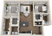 B1.4 floor plan Edge Flats