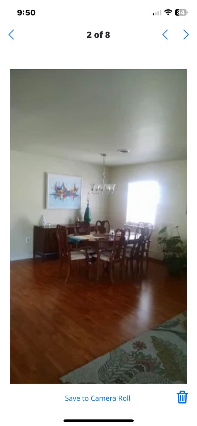 Open floor plan Dining Area - 7712 New St Apartments Unit Second Floor #A
