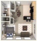 Studio - 507 SQ.FT