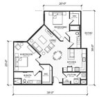 Vine floor plan The Jameson at Kincora
