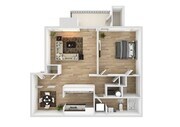 1 Bedroom | 1 Bath | 735 SF