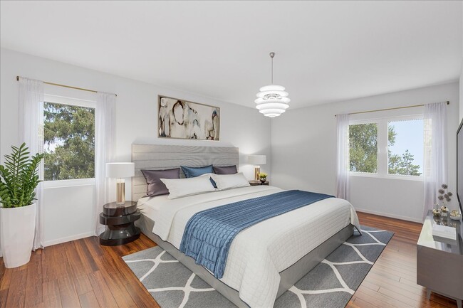 Master bedroom virtually staged - 42 Mount Joy Ave Casa