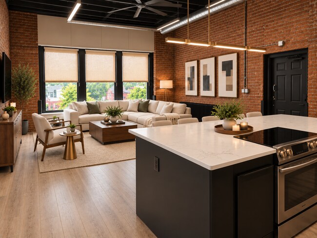 AI virtual staging - 41 N Main St Unit 2nd Floor Apartment