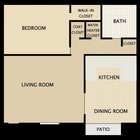 1BR/1BA