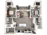2x2 floor plan Amiya