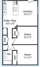 2BR/1BA