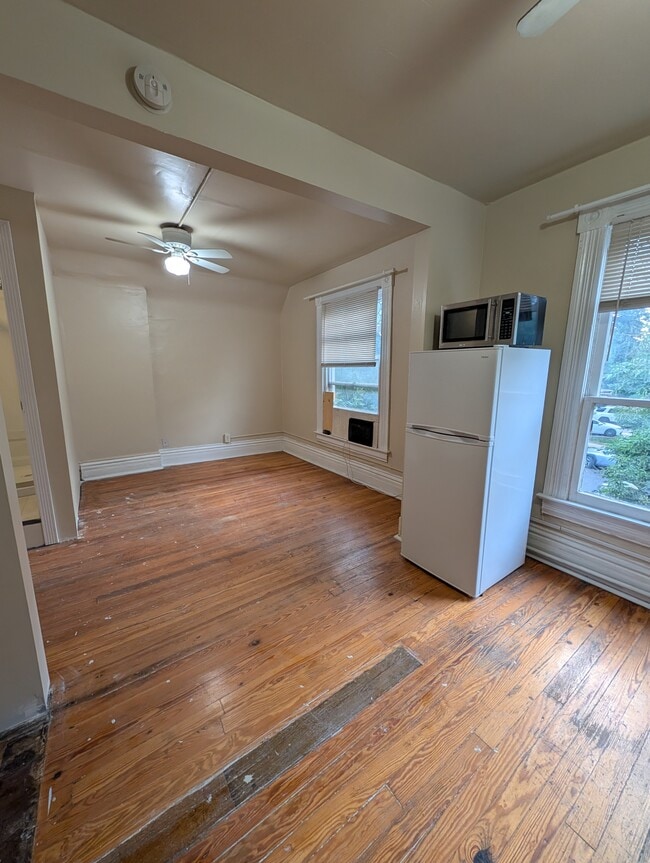 View from kitchen area looking toward bedroom/living room - 1280 Race St Unit Apt 3