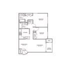 Two Bedroom Two Bath (942 SF)