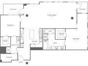 Two Bedroom Two Bath (1610 SF)