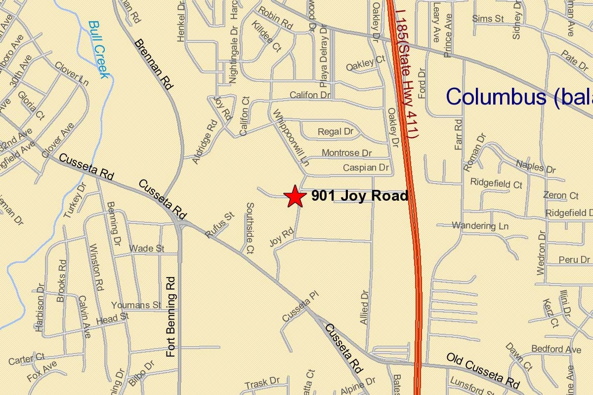 Area Map - Pine Meadows Estates