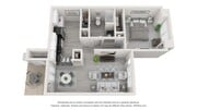 A 3D rendering of The Cottage