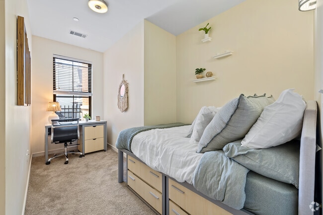 Bedroom A - 3BR, 3BA - 922SF