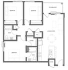 Three Bedroom - 1,228 SQ FT