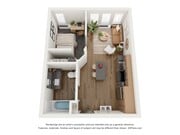 3D 1 Bed C