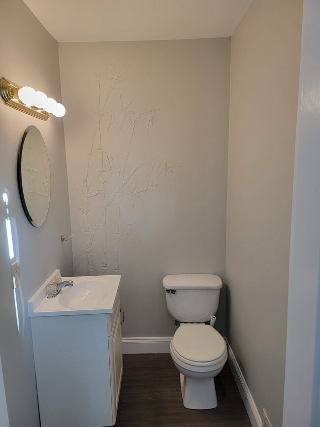 Powder room - 307 Rustic Ave Unit House