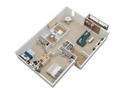 2 Bed - 1 Bath - 962 Sq. Ft. - Michigan