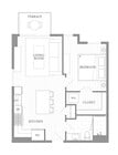 1K | 1bed 1 bath