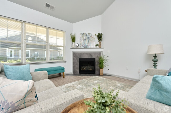 2 BR, 2 BA - 1269SF Living room.