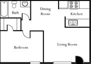 1BR/1BA