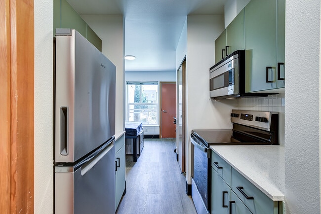 Kitchen - Nordheim Court UW Student Apartments