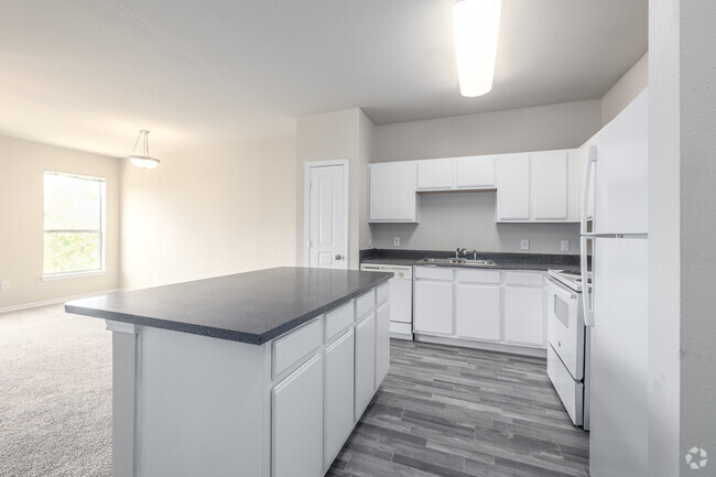 1BR, 1BA Kitchen - Refugio Place Apartments