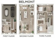 4 bed 3.5 bath floorplan