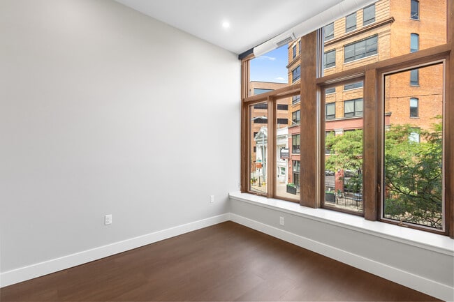 Front bedroom with blinds included