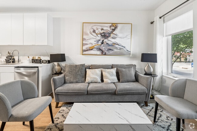 2BR, 1BA - 513SF - Living Room