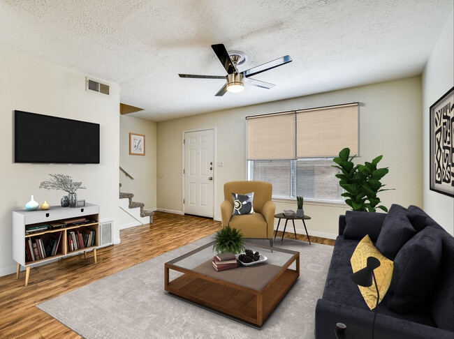 Clean, straightforward design with durable flooring made for easy student living.