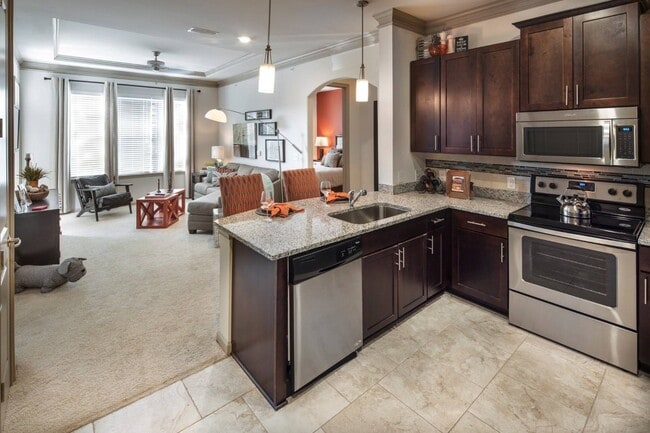 Kitchen with Modern Tile Backsplash